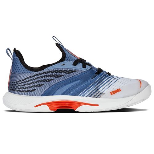 K-Swiss Speedtrac Mens Tennis Shoe White/Infinity/Scarlet Ibis 07392 139
image