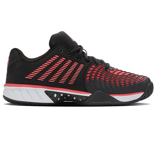 K Swiss Express Light 3 Mens Padel Shoe Black/Micro Chip/Neon Lava 08900 074image
