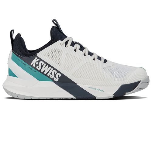 K-Swiss K Frame Speed Rublo Mens Tennis Shoe Blanc DeBlanc/Carbon/Baltic 09483 162image