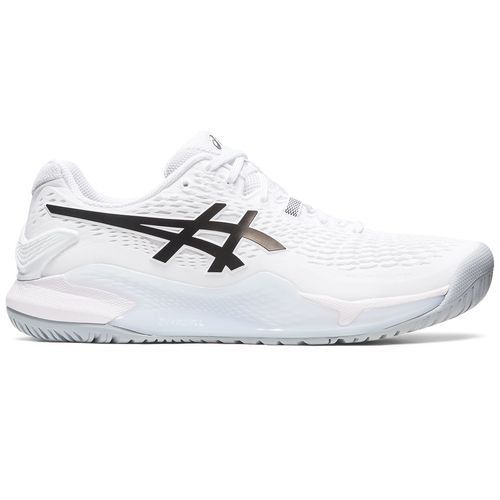 Asics Gel Resolution 9 Mens Tennis Shoe White/Black 1041A330 100image