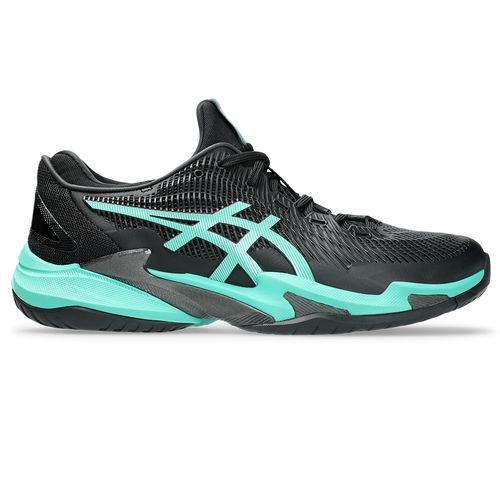 Asics Court FF3 Mens Tennis Shoe Black/Aurora Green 1041A370 200image