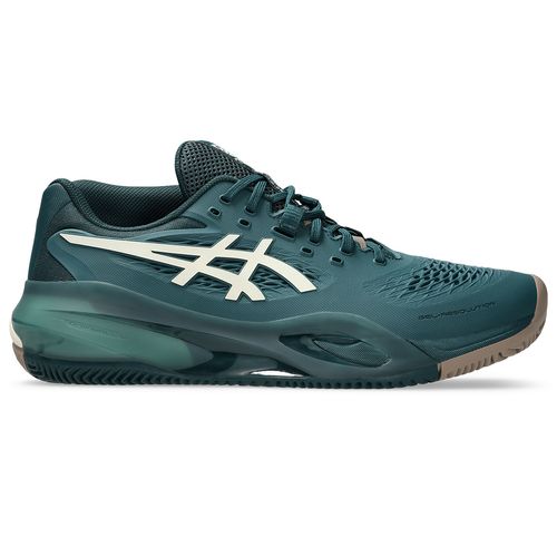 Asics Gel Resolution X Mens Clay Tennis Shoe Saxon Green/Birch 1041A485 300
image