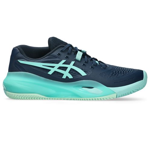 Asics Resolution X Mens Clay Tennis Shoe Night Sky/Illuminate Mint 1041A485 404image