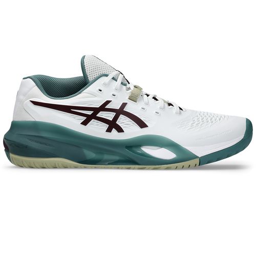 Asics Resolution X Mens Wide Tennis Shoe White/Dark Aubergine 1041A487 104image