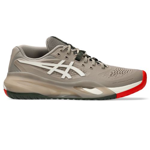 Asics Resolution X Mens Wide Tennis Shoe Greige/Soft Oat 1041A487 200image