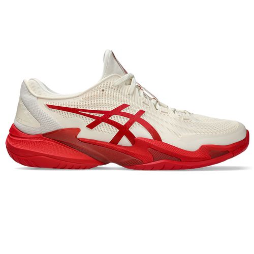 Asics Court FF3 Novak Mens Tennis Shoe Cream/Classic Red 1041A522 968
image