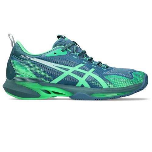 Asics Sonic Smash FF Mens Padel Shoe Saba Blue/Vital Green 1041A538 400image