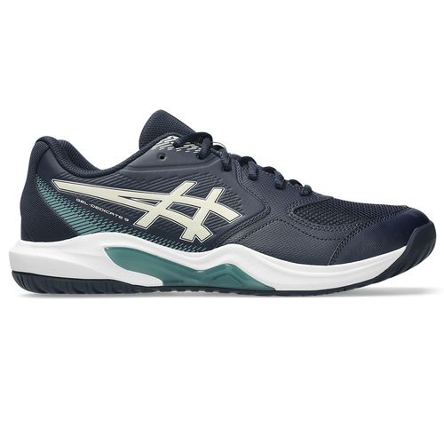 Asics Gel Dedicate 9 Mens Wide Tennis Shoe Midnight/Oatmeal 1041A544 400image