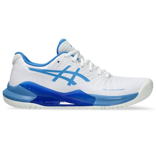 Asics Gel Challenger 14 Womens Tennis Shoe White/Blue Coast 1042A231 103image