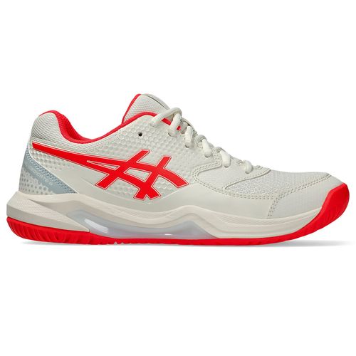 Asics Gel Dedicate 8 Womens Pickleball Shoe Cream/Flash Red 1042A236 103
image