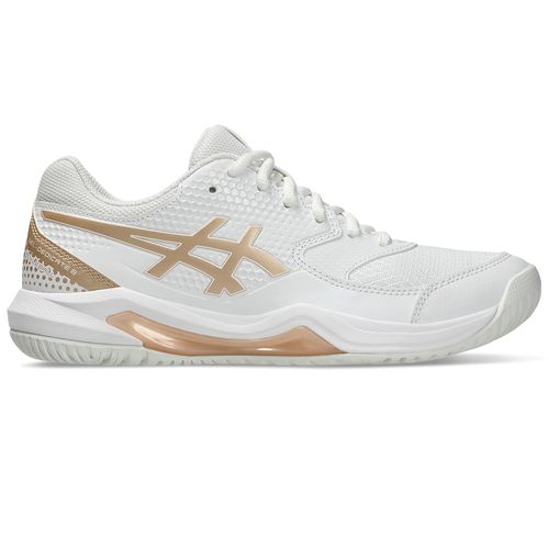 Asics Gel Dedicate 8 Womens Pickleball Shoe White/Champagne 1042A236 105image