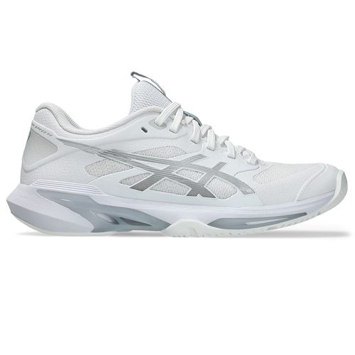 Asics Solution Speed 4 Womens Tennis Shoe White/Pure Silver 1042A307 101image