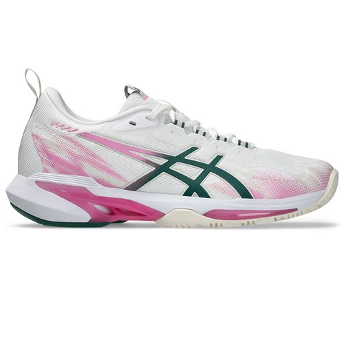 Asics Sonicsmash FF Womens Padel Shoe White/Jewel Green 1042A311 101image