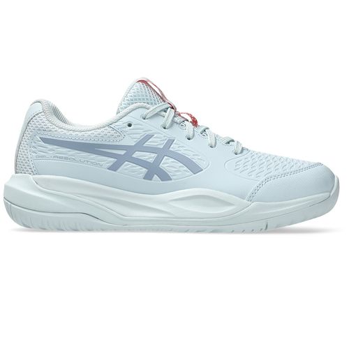 Asics Gel Resolution X GS Junior Tennis Shoe Sky/Grey Blue 1044A081 403image