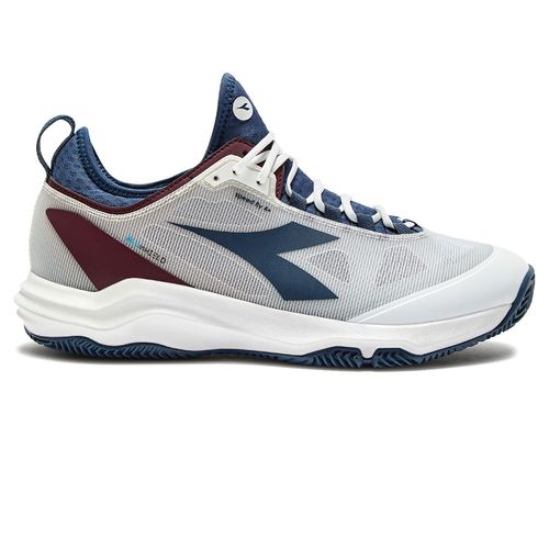 Diadora Speed Blushield Fly 4 Plus Clay Mens Tennis Shoe White/Ensign Blue/Whisper White 179509 C0179
image