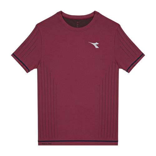 Diadora Icon Stratouno Short Sleeve T Shirt Mens Maroon Banner 182082 45106
image