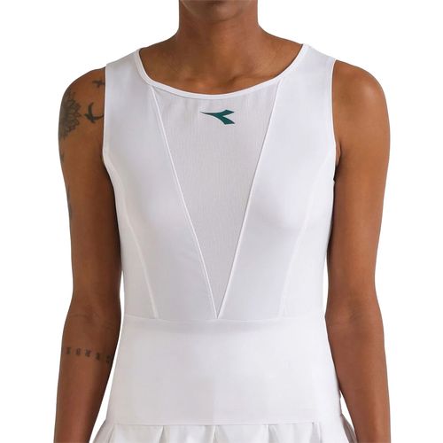 Diadora Match Tank Top Womens Optical White 182754 20002image