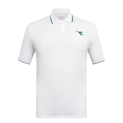 Diadora Match Polo Mens Optical White 182768 20002image