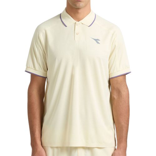 Diadora Match Fibrazero Polo Mens Beige Shifty 183205 25009image