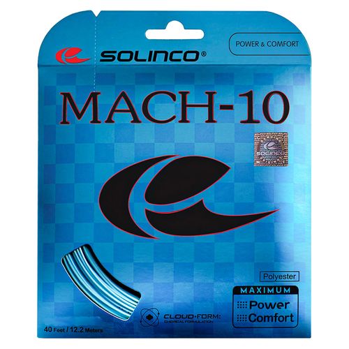 Solinco Mach 10 18g (1.15mm) Tennis String Light Blue 1920601
image