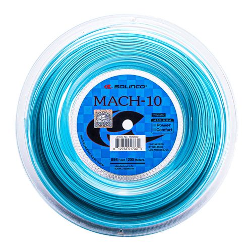 Solinco Mach 10 16g (1.30mm) Tennis String REEL (656) Light Blue 1920102
image