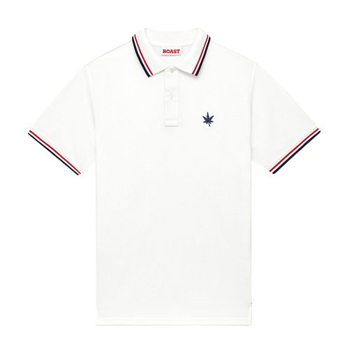 Boast 1983 Tipped Pique Polo Mens White/Red/Navy 1P1983T WHT
image
