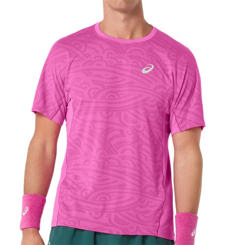 Asics Match Jacquard Crew Mens Digital Sakura 2041A391 700image