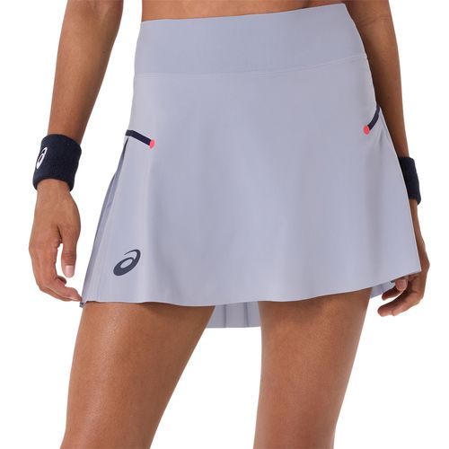 Asics Match Pleat Skirt Womens Grey Blue 2042A436 400image