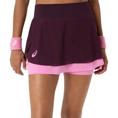Asics Match Mesh Skirt Womens Dark Aubergine 2042A455 500image