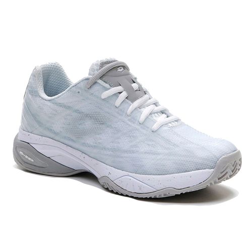 Lotto Mirage 300 Speed Womens Clay Tennis Shoe All White/Silver Metal 210740 1GN
image