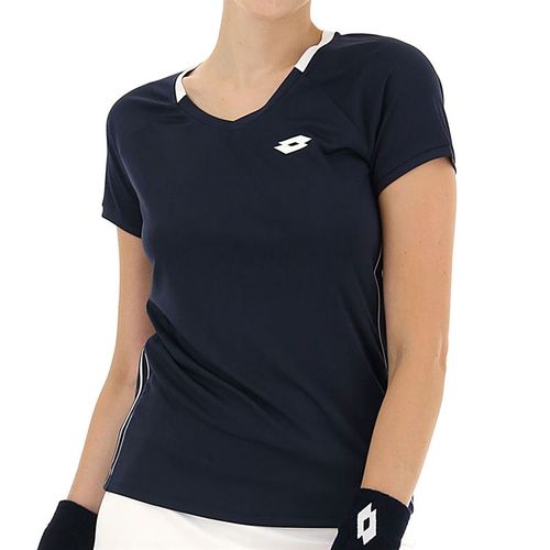 Lotto Squadra II Tee Shirt - Navy | Midwest Racquet Sports