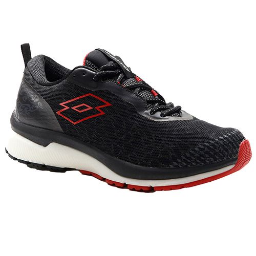 Lotto Volata Hyperpulse 100 Mens Running Shoe All Black/Flame Red 216303 2DN
image