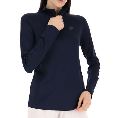 Lotto Core Quarter Zip Womens Navy Blue 216783 1CIimage