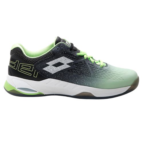 Lotto Superrapida 100 Mens Padel Shoe Green Apple Neon/All White/All Black 217298 8U4
image