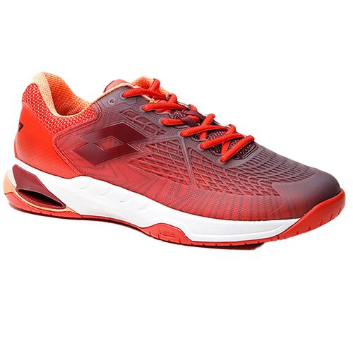 Lotto Mirage 100 II Speed Mens Tennis Shoe Grenadine Red/Tawny Red/Nectarine 218990 9ZC
image