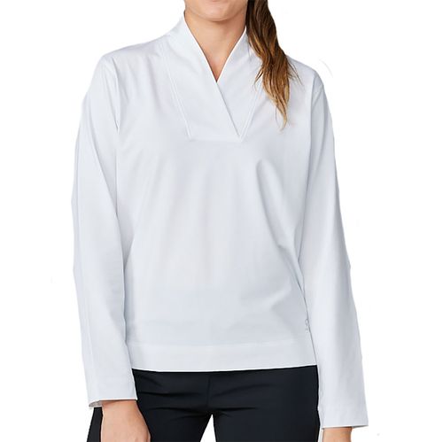 Sofibella Staples Hi Low Pullover Womens White 2383 WHT
image