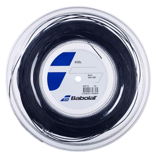Babolat Xcel 16g (1.30mm) Tennis String REEL (660) Black 243110image