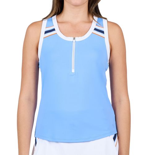 Sofibella Classic Currents Racerback Tank Top Womens Periwinkle 2439CLA PRWimage
