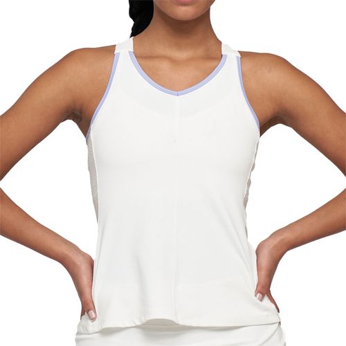 Lija Causing A Racquet Ladder Tank Top Womens White/Iris 25S 1856T4image