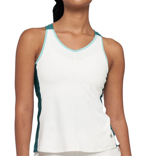 Lija Club Vibes Ladder Tank Top Womens White/Jungle/Aquamarine 25S 1856T5
image