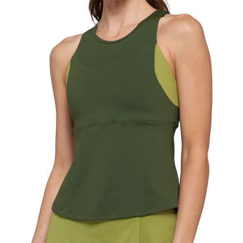 Lija Dont Stop Me Now Curve Tank Top Womens Dark Olive/Olive Branch 25S 1966T1
image