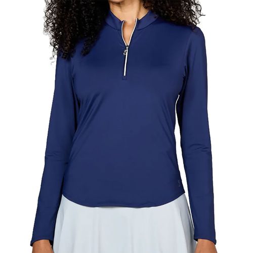 Sofibella UV Colors 1/4 Zip Long Sleeve Womens Navy 2620 NVY
image