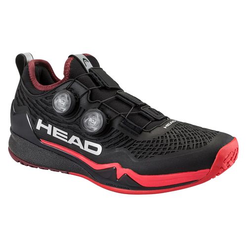 Head Endure Pro BOA Mens Tennis Shoe Black/Red 273006 BKRDimage
