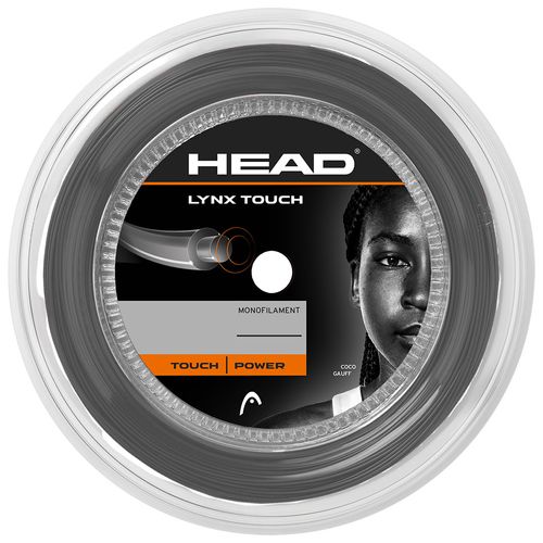 Head Lynx Touch 17g (1.25mm) Tennis String REEL (660) Transparent Black 281052 17TB
image