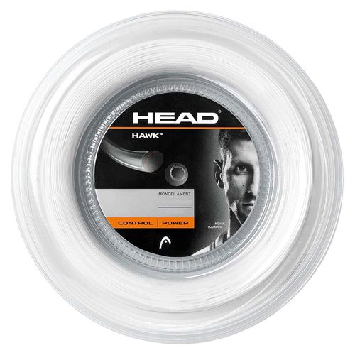 Head Hawk 16g (1.30mm) Tennis String REEL (660) White 281113 16WHûimage