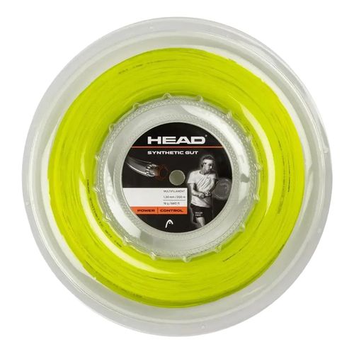 Head Synthetic Gut 16g (1.30mm) Tennis String REEL (660) Yellowimage