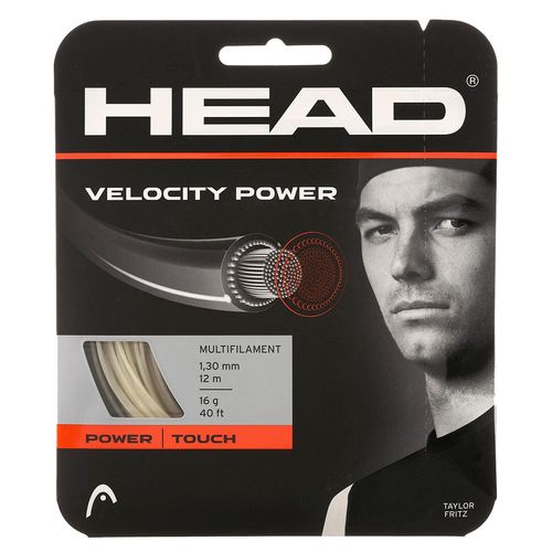 Head Velocity Power 16g Tennis String Natural 281613 16NT
image