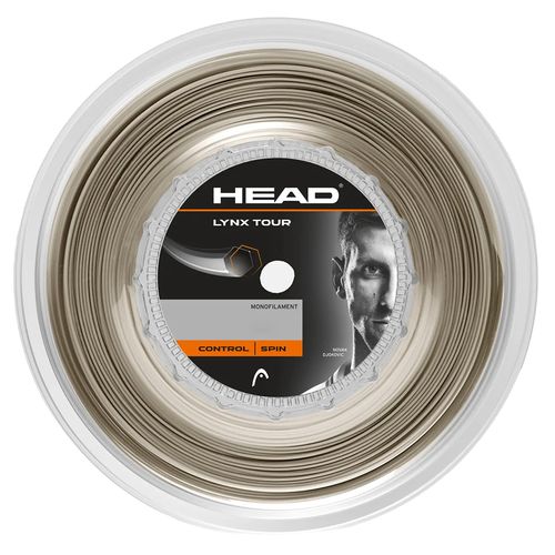 Head Lynx Tour 17g (1.25mm) Tennis String REEL (660) Champagneimage