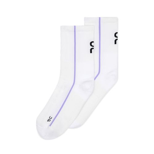 On Court High Sock Unisex White/Bloom 2UF10094 460image