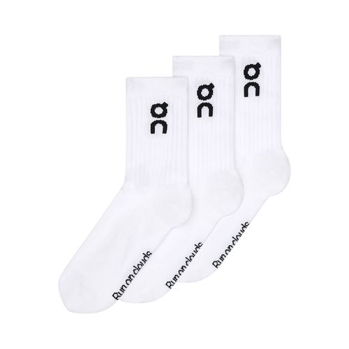 On Logo Sock High 3 Pack Unisex White 2UF1031 0069image